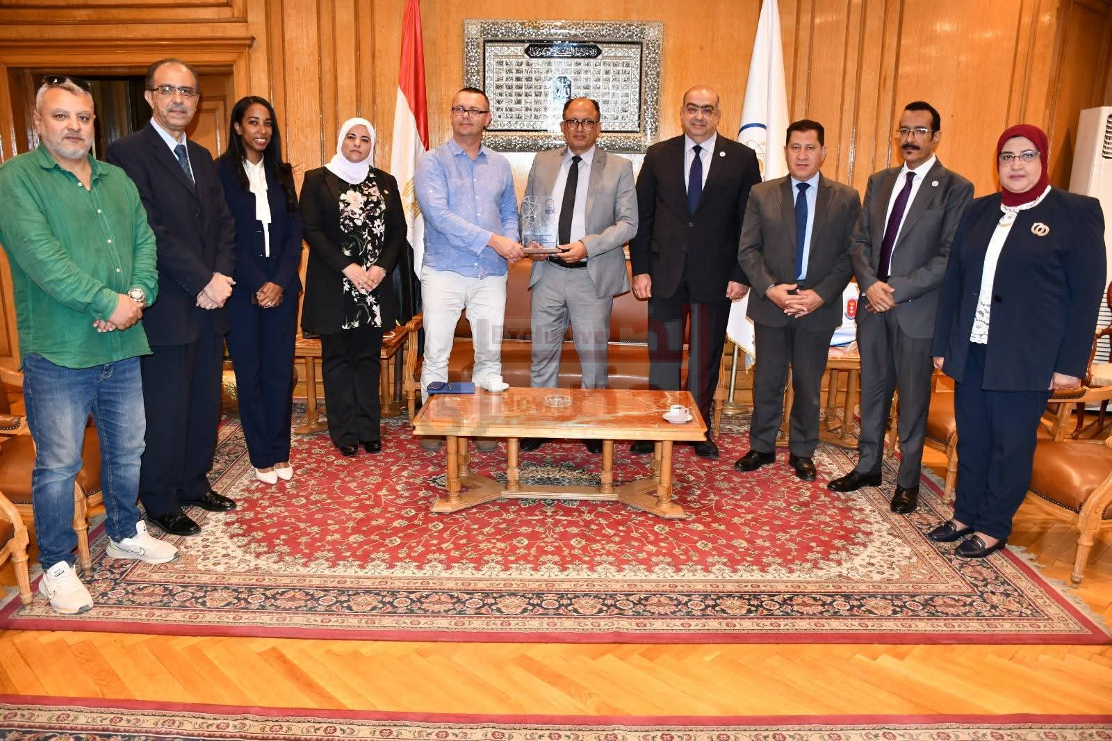 رئيس جامعة العاصمة يستقبل رئيس جامعة جدانسك للتربية البدنية والرياضة ببولندا لبحث آفاق التعاون الأكاديمي والبحثي المشترك 1 FB IMG 1782224334990