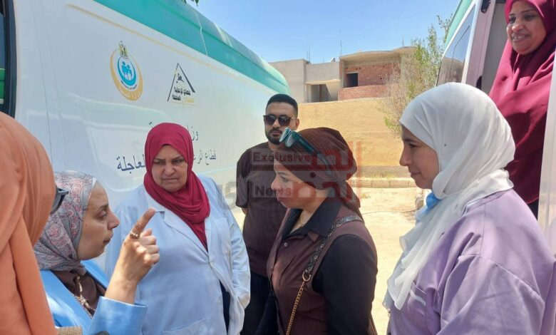 الكشف على ١٢٢١ مواطنًا من خلال ٦ عيادات تخصصية خلال يومي القافلة الطبية بقرية التقدّم بالقنطرة 1 FB IMG 1782325436938