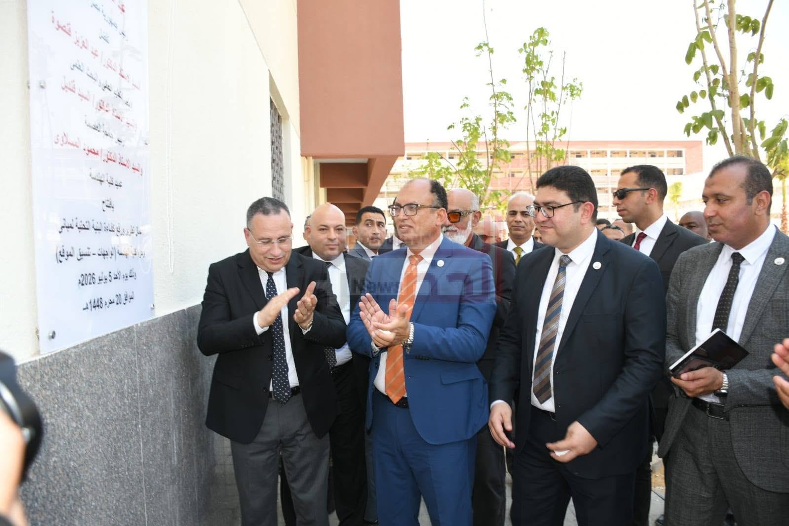 جامعة العاصمة تفتتح مشروع التطوير الشامل لكلية الهندسة بحلوان 6 FB IMG 1783284577123