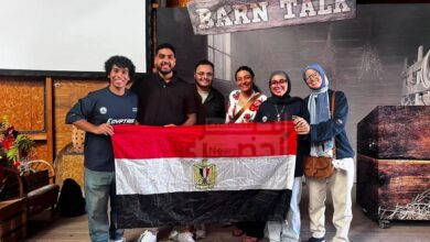 علم مصر يرفرف فى هولندا بعد حصول فريق ASUWind بهندسة عين شمس على المركز الثالث عالميًا فى مسابقة توربينات الرياح الصغيرة 3 FB IMG 1783961573872