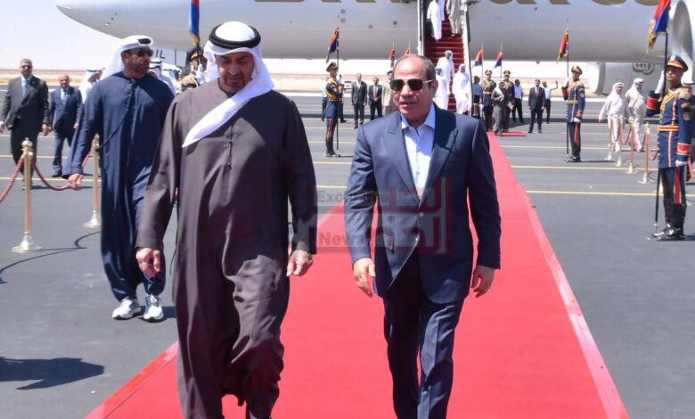 الرئيس السيسي و دوله الامارات