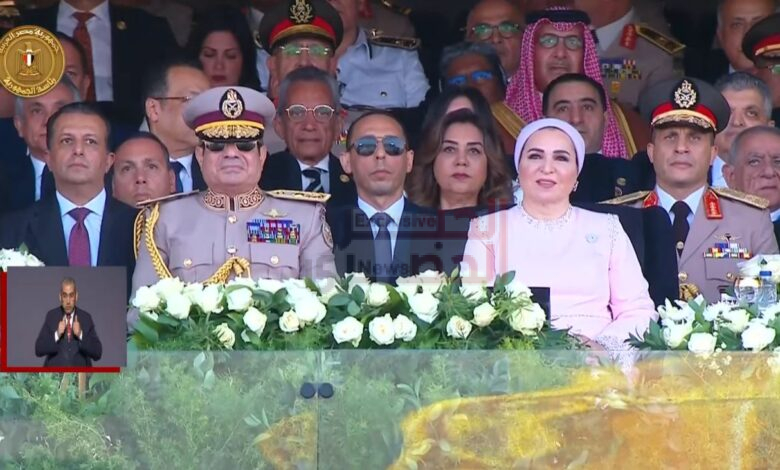 الرئيس السيسي و زوجته