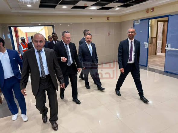 وزير التعليم العالي والقائم بعمل وزير الثقافة يتفقد التشطيبات النهائية لفرع جامعة الإسكندرية في إنجامينا استعدادًا للافتتاح الرسمي في مايو 2027 1 77