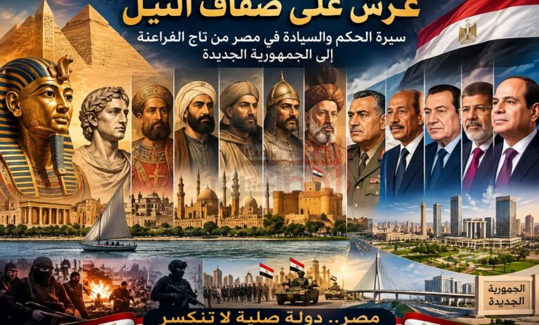عرش على ضفاف النيل: سيرة الحكم والسيادة في مصر من تاج الفراعنة إلى الجمهورية الجديدة 1 FB IMG 1787140140265